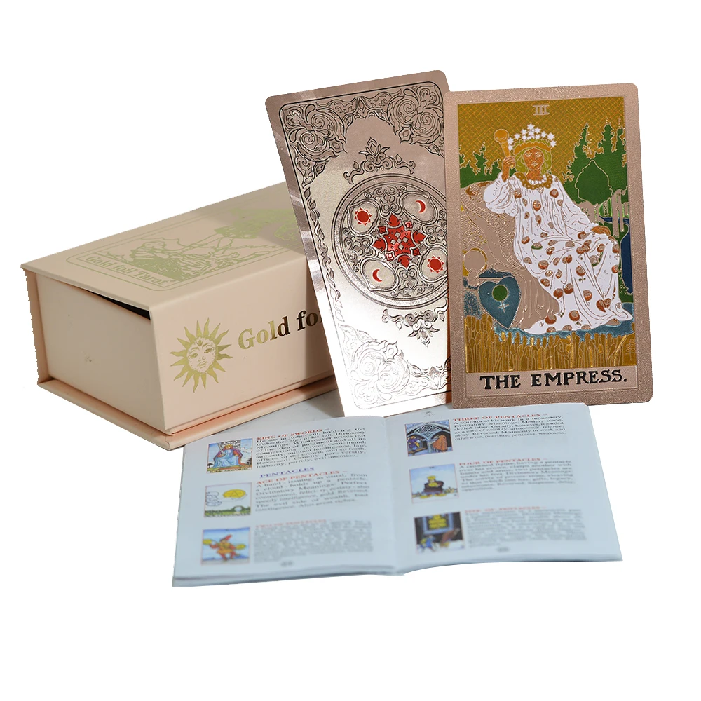 Cartas De Tarô De 7x12cm, À Prova D'água, Jogo De Tabuleiro Interativo Para Meninas.