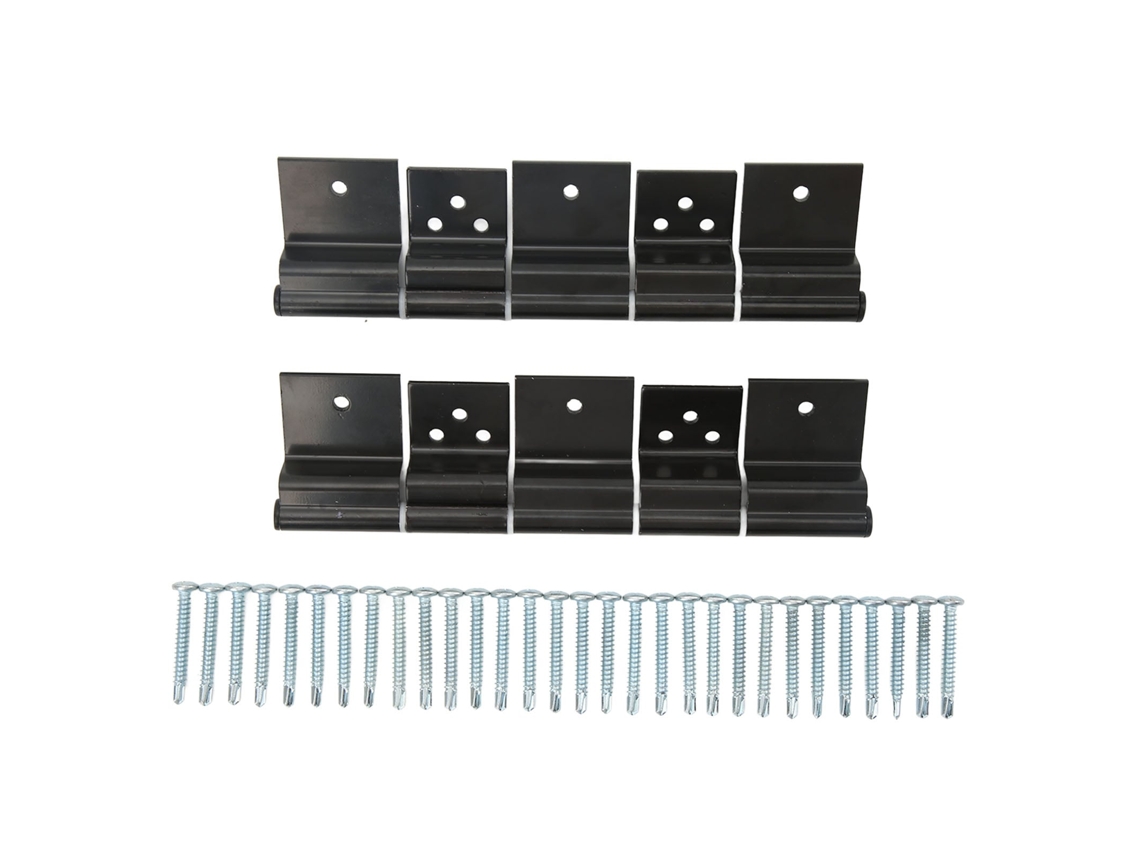 Kit de Dobradiças Fricção em Liga Leve para Portas Caravanas, Cor Preta, para Caravanas de Quinta Roda e Autocaravanas BRILVIBERA