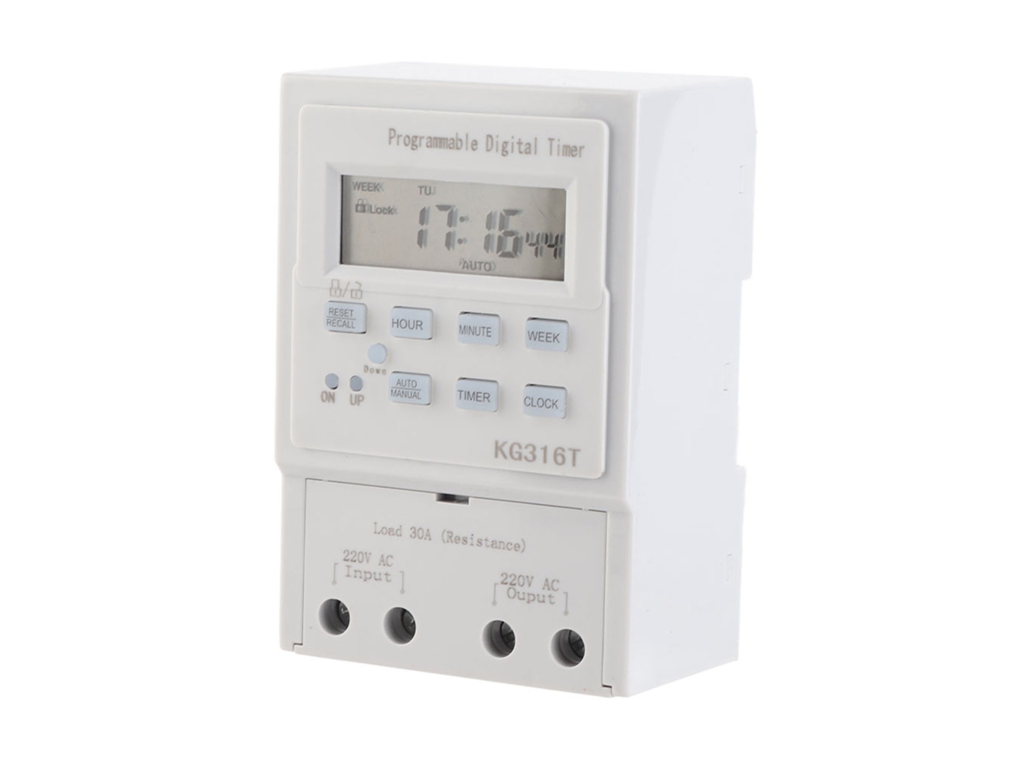 Laxiscreed Timer Digital Mini 220v Com Interruptor Programável Para Controle Preciso