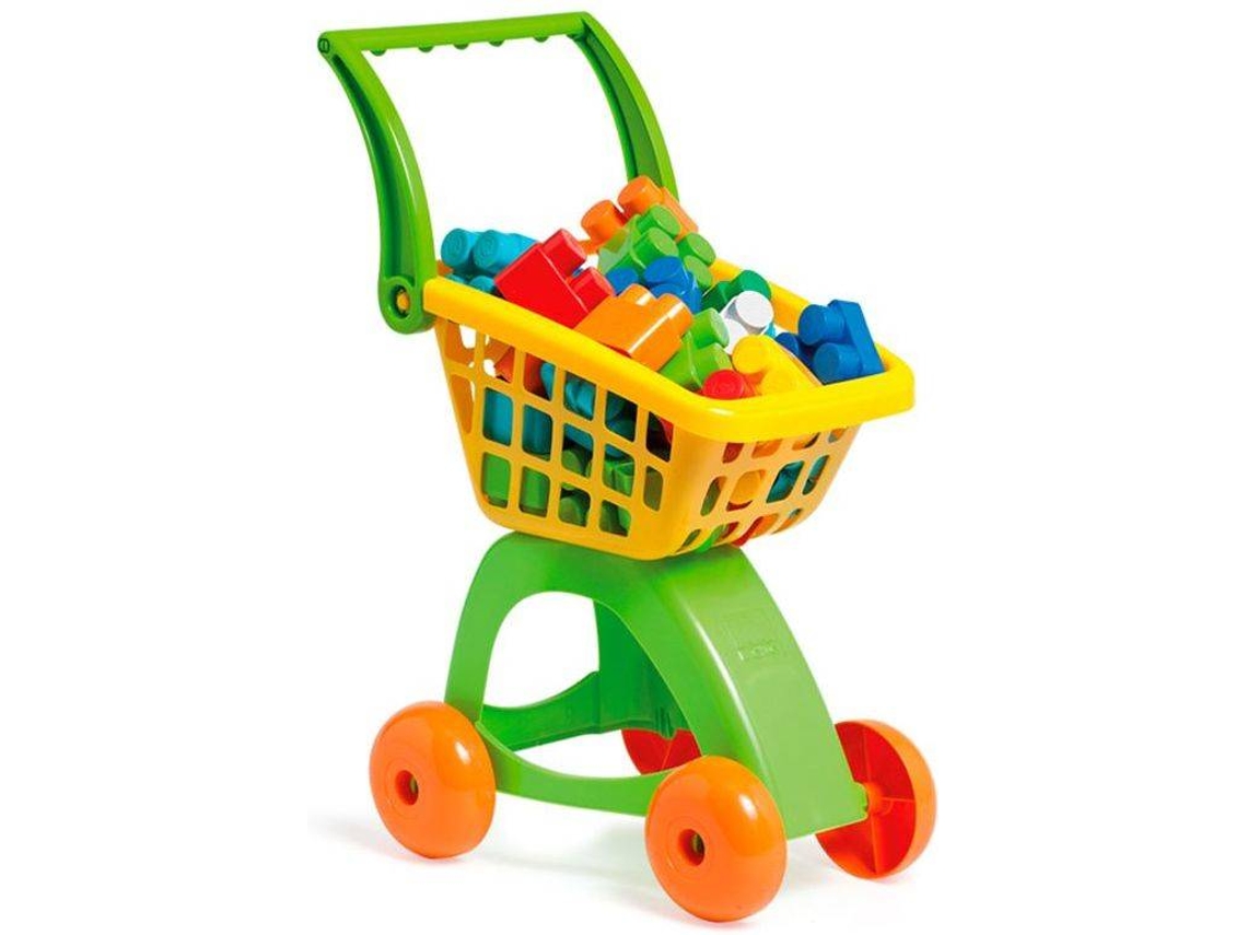 Construção MOLTO carrinho de compras + 30 blocos