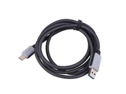 Cabo de Dados Trançado USB 3.1 Tipo C, 1.5m, carregamento rápido