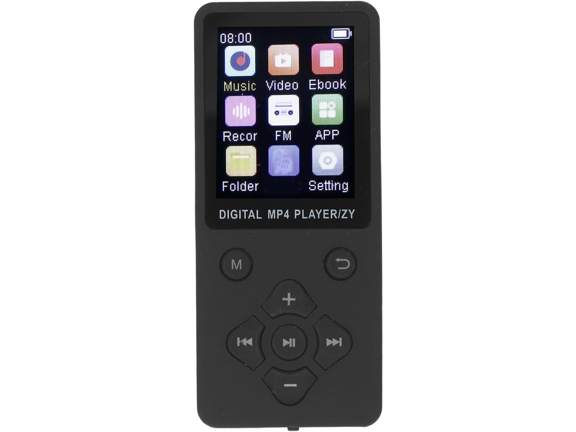 Lecteur Mp3 64 Go Mp4 Tela Bluetooth Bluetooth 5.0 5.0 Pouces 64 Go Sport Hifi Avec 1, 8 Pour Salle (preto)