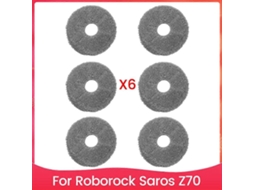 Conjunto De 6 Panos De Limpeza Para Aspirador De Pó Saros Z70, Peças De Reposição, Acessórios De Pano De Limpeza Laváveis._ptg