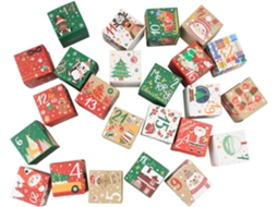 Caixas Vazias Para Calendário De Contagem Regressiva De Natal |