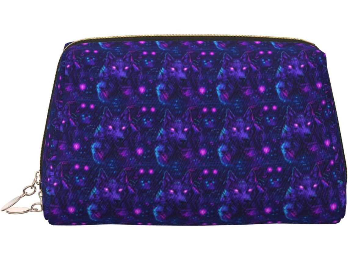 Nécessaire de Maquiagem Roxa Neon S/MARCA