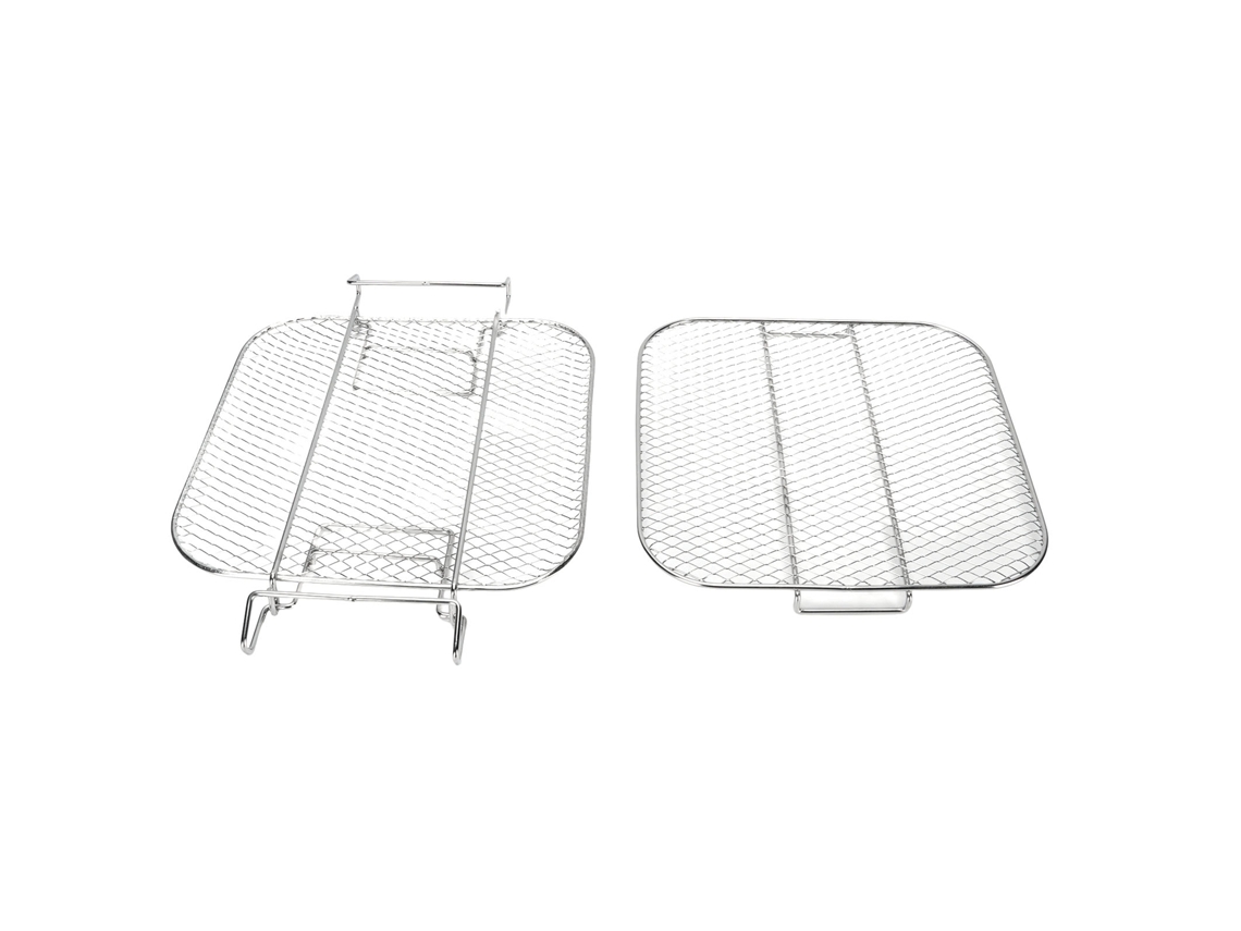 Suporte para Fritadeira Primerox de 2 camadas, aço inox, seguro para lava-louças