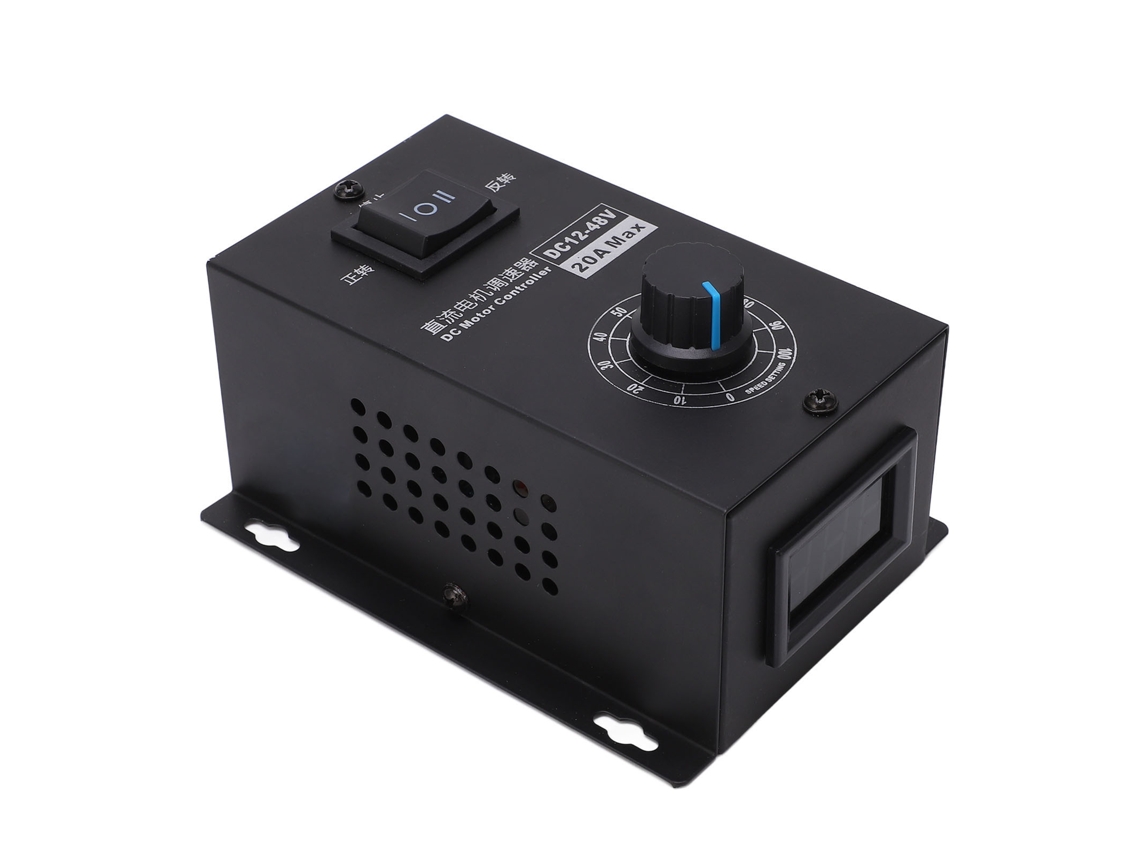 Laxiscreed Controlador De Motor 20a Ajustável De 12v A 48v Para Velocidade Variável