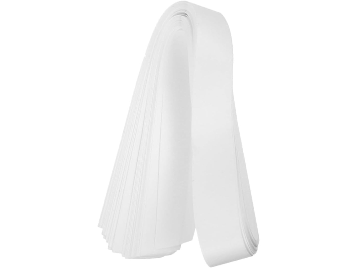 Ibasenice 40 Elásticos De Papel Branco Para Dinheiro, Flexíveis E Leves, Ideais Para Bancos E Organizadores, Perfeitos