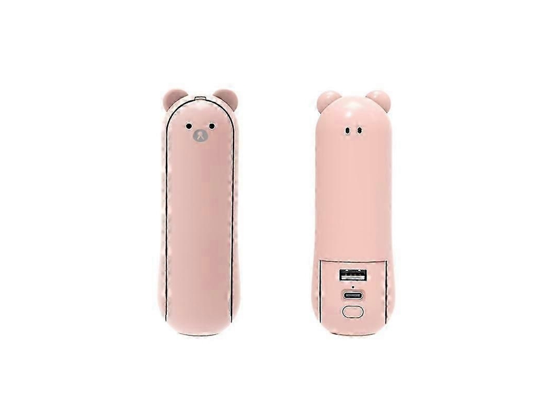 Mini Ventilador Portátil, De Mão 3 Em 1, Recarregável, Alimentado Por Bater Ia 14-21 Horas