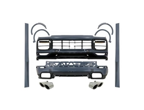 Kit De Dicas Quad Para Porsche Cayenne 9y0 18 Converso Em Turbo E Aero Look