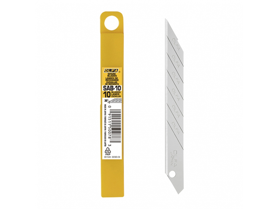 Lâminas para XActo OLFA 30º Sab 10 Worten.pt