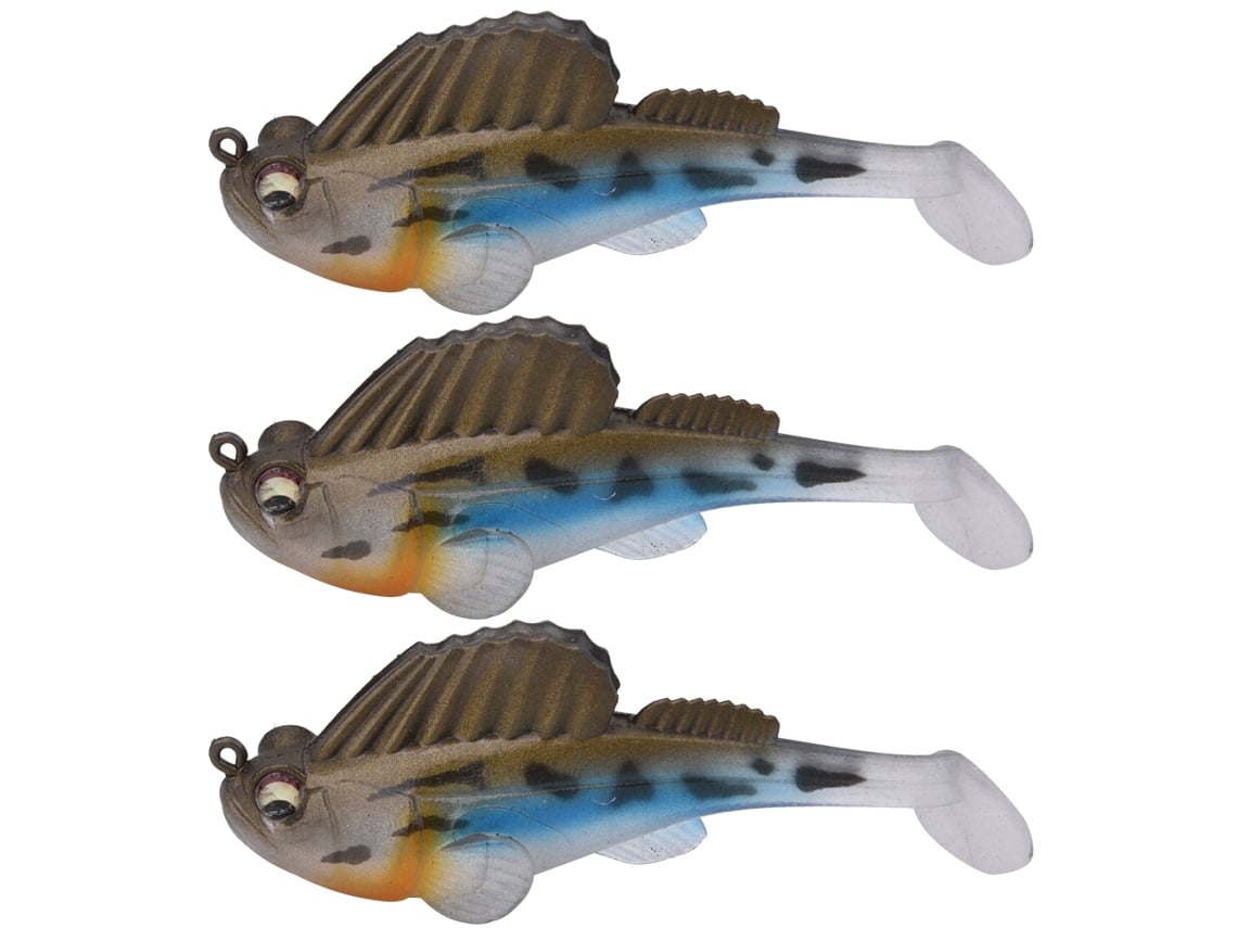 Kit 3 Iscas Artificiais Fat Head para Pesca