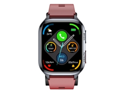 Red S18 Ecrã Hd De 2,01inch Bomba De Ar Tipo De Airbag Transmissão De Voz Bluetooth Chamada Modos Multidesportivos Relógio Inteligente Mdug