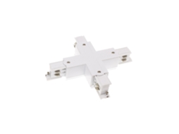 Conector Tipo X Para Carril Trifásico  Branco