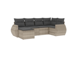 Garden Sofa Set, Garden Sofa Sets Vidaxl Cinzeto Rattan / Vime (n/a)