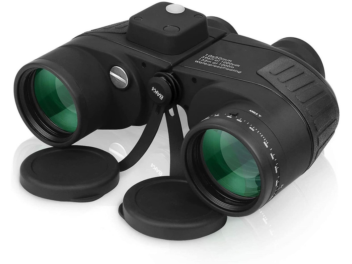 Binóculos Marinhos 10x50 Professional Observadores Pássaros Ip68 Alta Potência Longa Distância Bússola Preto Bestvite