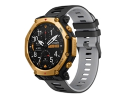Pulseira De Silicone Bicolor Com Fivela Preta Para Amazfit T-rex 3 Pro