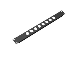 Painel Rack 1U Perfurado P/ 8 X Xlr Ou Speakon
