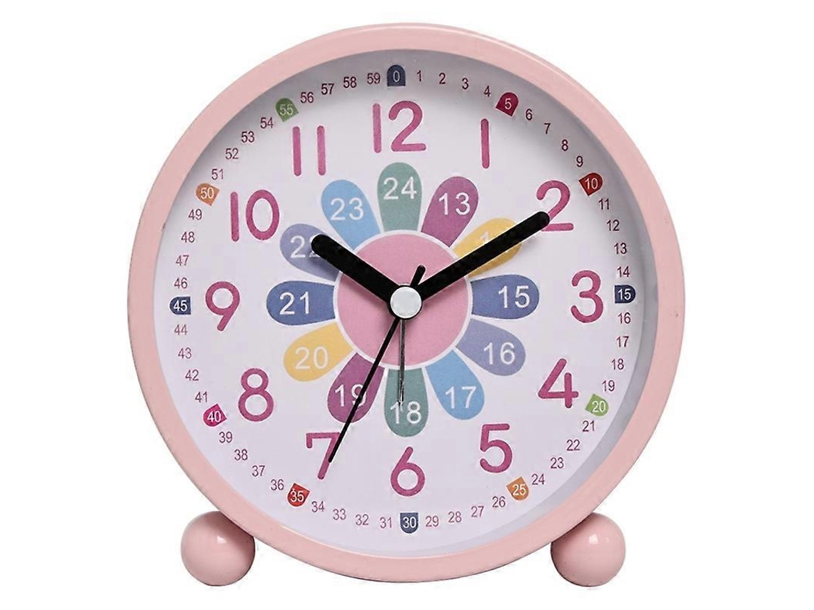 Children Educational Alarm Clock Yellowpink B