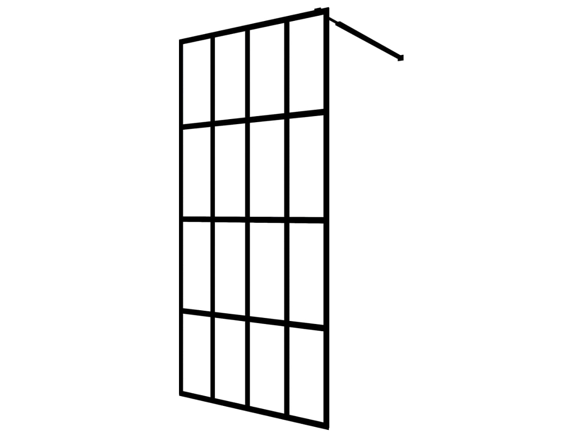 Shower Screen, Shower Screens Vidaxl Transparente Vidro (90 X 195 Cm)