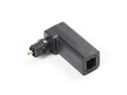 Lurelia Adaptador De Áudio Toslink/macho-fêmea/90°/360°