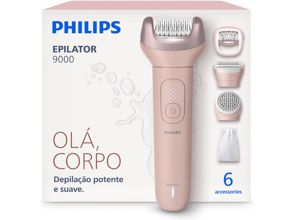 Depiladora PHILIPS BRE718/00 Serie 9000 (Arranque - Corpo - Bateria)