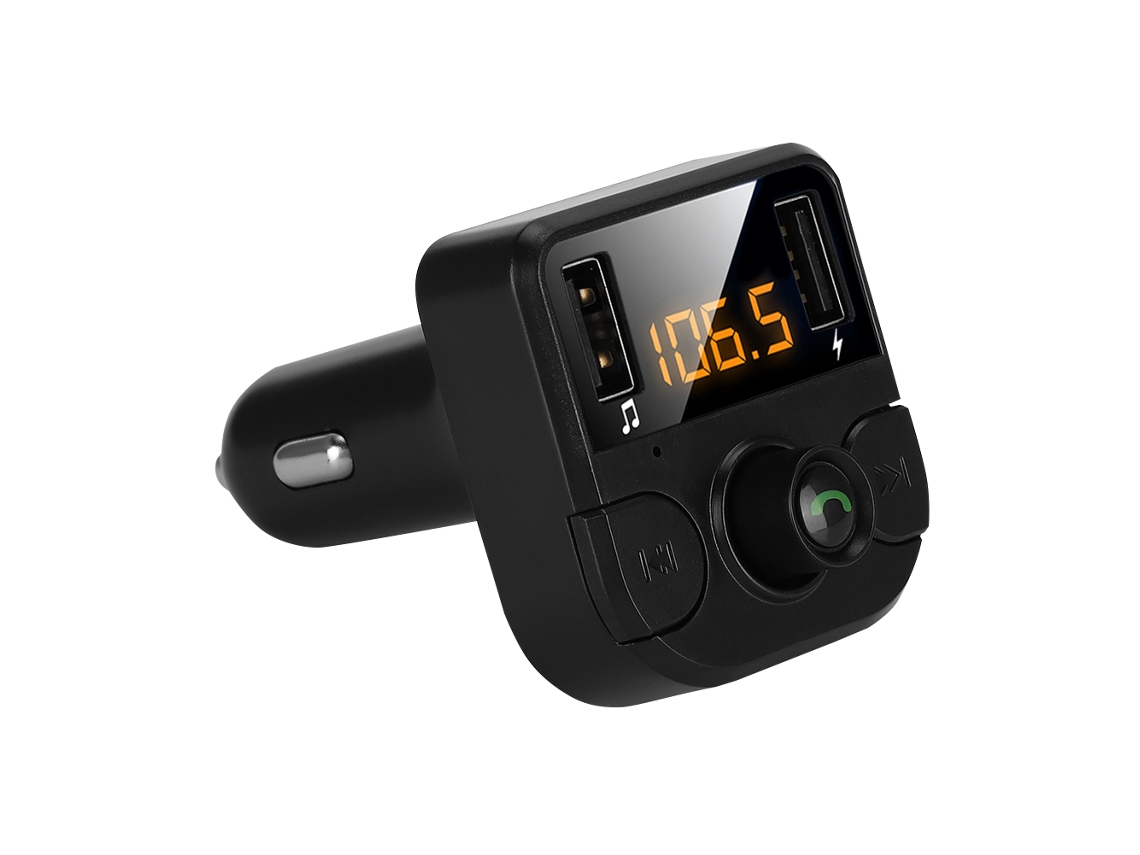 Aetheria reprodutor Mp3 Bluetooth Carro Qualidade de Som Sem Perda Carregamento Rápido Usb Duplo Chamadas Hands free