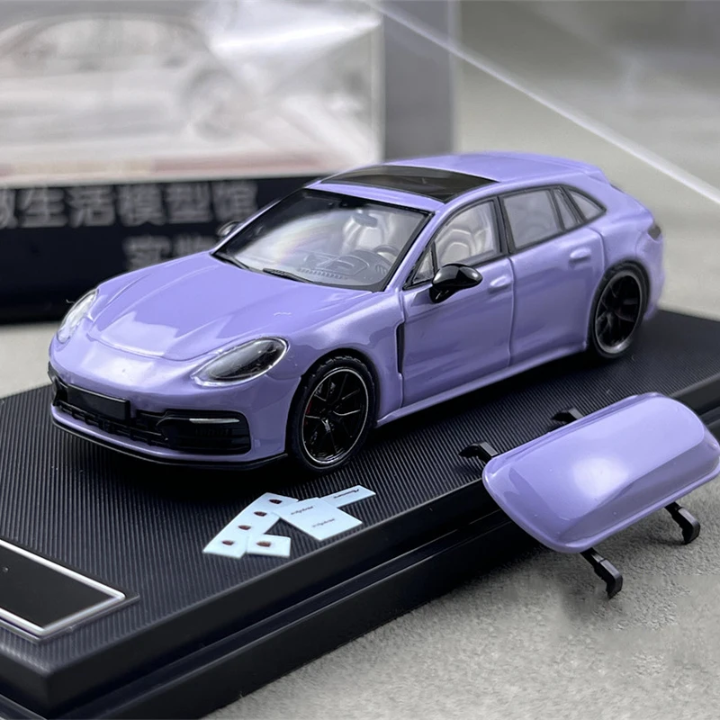 (roxo) Miniatura De Carro Em Liga Metálica Na Escala 1:64