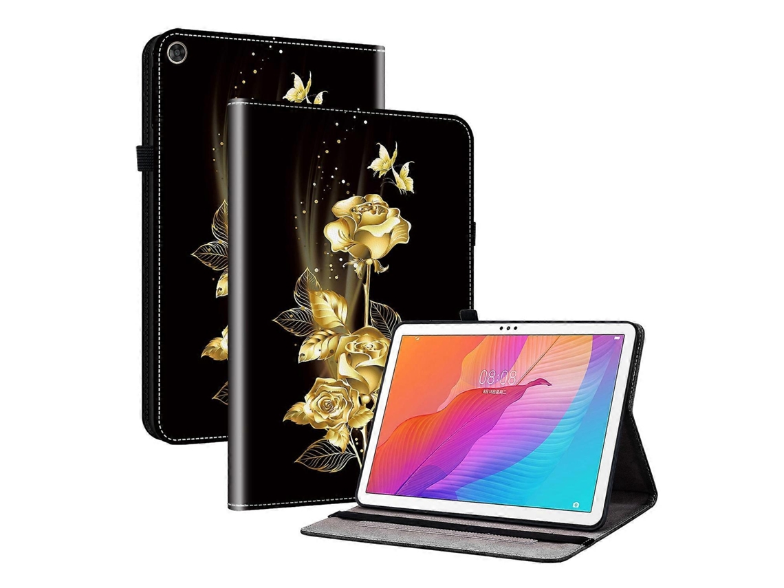 Capa para tablet inteligente em couro pintado com textura de cristal Webake