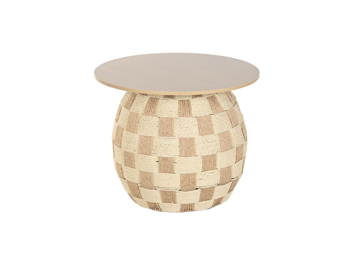 Mesa De Apoio Home Esprit Natural 60 X 60 X 48 Cm