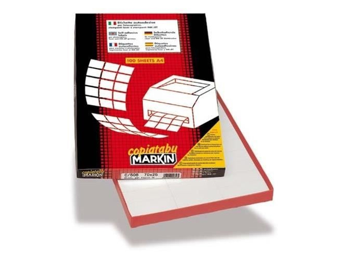 Etiqueta Para Impressora Markin 210a407