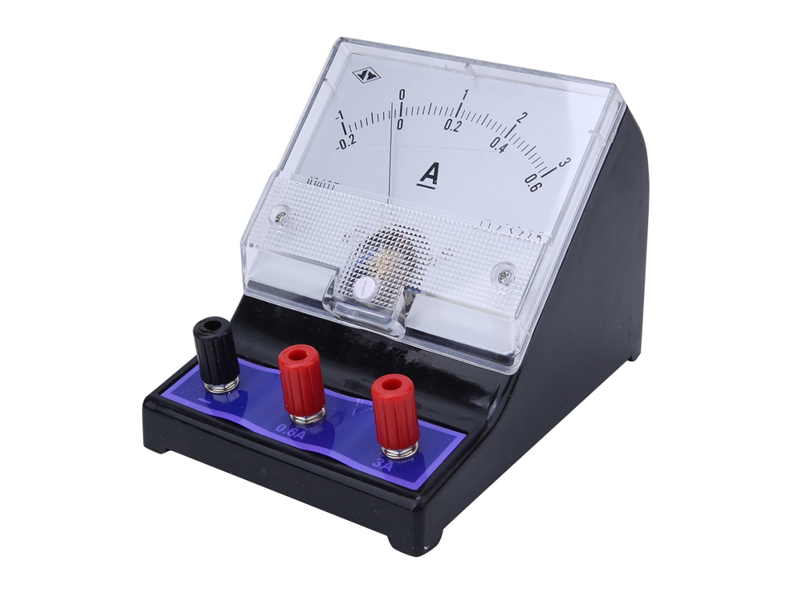 Medidor de Corriente Continua Cc 0 0,6a/0 3a Nível de Precisão 2,5 Equipamento de Física para Experimentos Educacionais