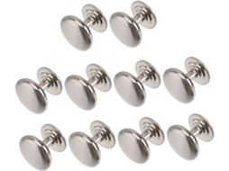 Conjunto De 10 Puxadores Redondos Para Armários E Gavetas, Com Furo Único, Ideais Para Portas De Quarto