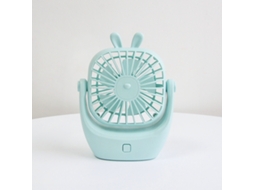 Ventoinha de Mão HALINUIA Usb Portátil Silenciosa (design Infantil, Recarregável, 3 Velocidades)