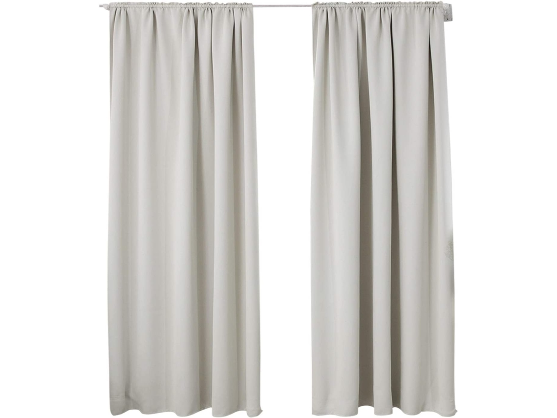 Cortina Blackout Térmica, Privacidade, 135 X 225 Cm, Cinza