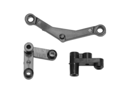 Conjunto De Direção De Carro Rc 1:18 Em Plástico Para Hs18301 Hs18302 Hs18303 Hs18304 Hs18311 Hs18312 Hs18313 Hs18314