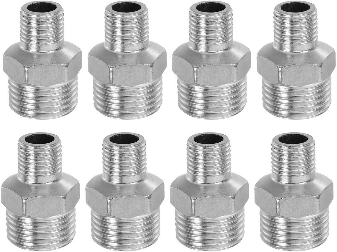 Conjunto De 8 Peças Conexões Sextavadas Externas Grandes, Compatíveis
