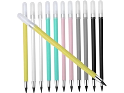 Conjunto De 12 Lápis Reutilizáveis, Sem Tinta, Para Desenho, Duráveis E Práticos, Perfeitos Artistas,