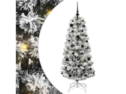 Conjunto 1 Decoração De Árvore De Natal Vidaxl Verde Pvc (150 Cm)
