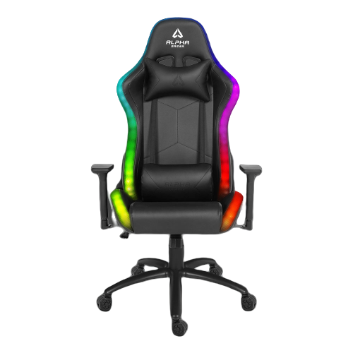 Cadeira Gaming ALPHA GAMER Cygnus RGB (Até 130 kg - Classe 4 - Preto)