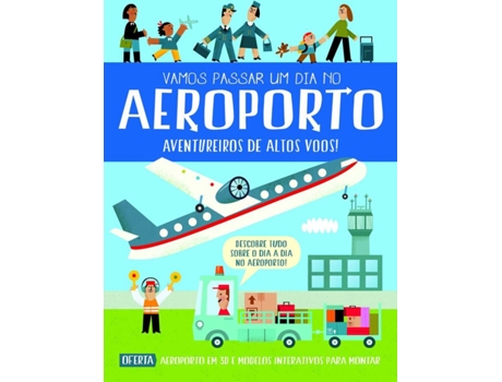 Livro Vamos Passar um Dia no Aeroporto de Timothy Knapman