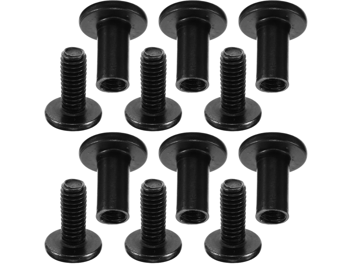 Kit Com 20 Peças De Parafusos E Porcas Ferro Placa Montagem Antiderrapante Design Antivibração Para Reparo Armários