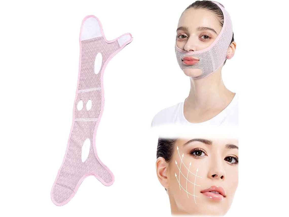 Máscara De Sono Reutilizável Para Modelar Rosto V, Redutor De Queixo Duplo, Cinto De Aperfeiçoamento Facial