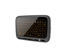 Teclado sem fio Slowmoose H18 Mini com touchpad de 2,4 GHz e luz de fundo para Smart TV