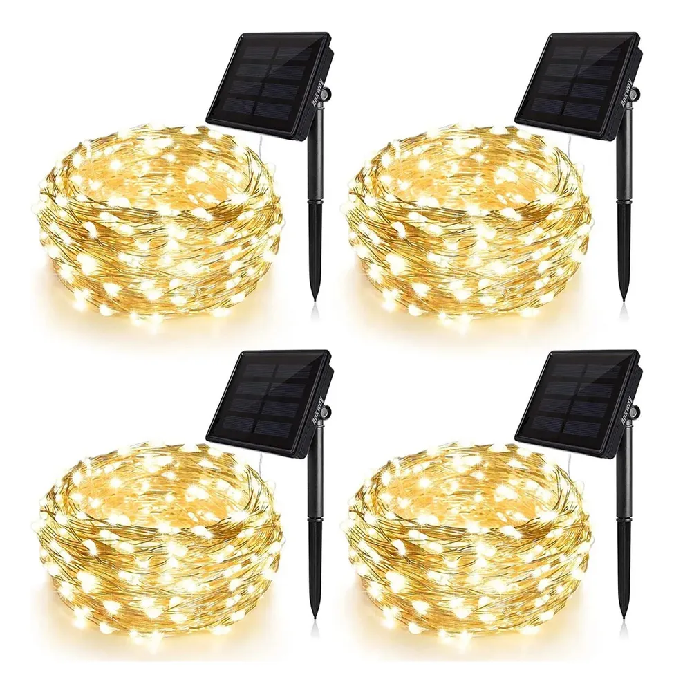 Nova Faixa De Led Decorativa, Luzes De Led De Natal, A Energia Solarvayotoy