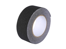 Fita De Aviso Antiderrapante De Pvc Preta (impermeável E Antiderrapante, Especificação: 5cm*10m)