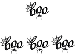 Conjunto De 4 Adesivos De Parede Autoadesivos Com Tema De Aranha Para O Halloween