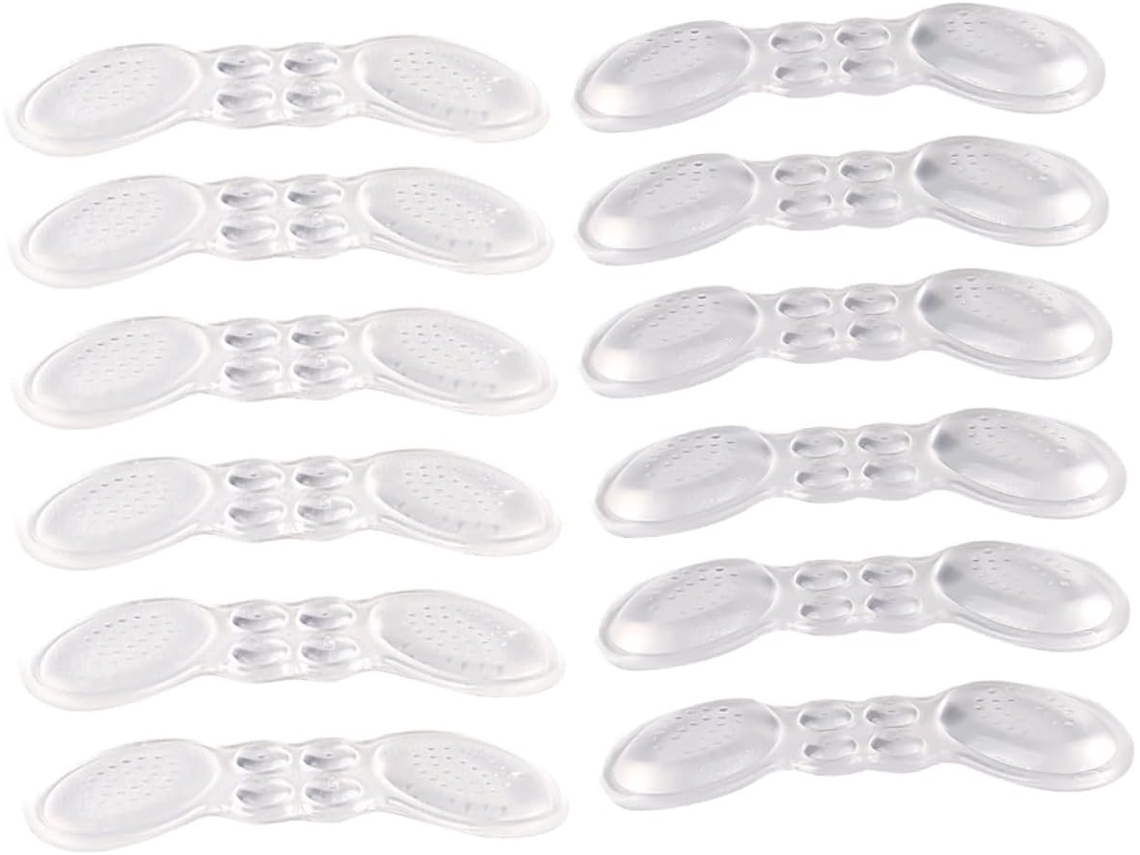 Protetores De Calcanhar Em Gel Packove, Resistentes Ao Desgaste E Que Preenchem O Espaço Entre Calcanhar Sapato, 6 Pares