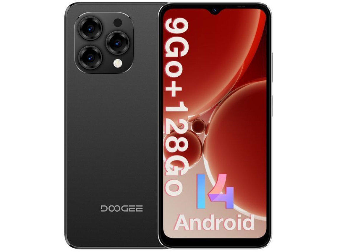 Doogee N55 Smartphone 6.56 9GB 128GB 5150mAh Câmera 13MP Celular