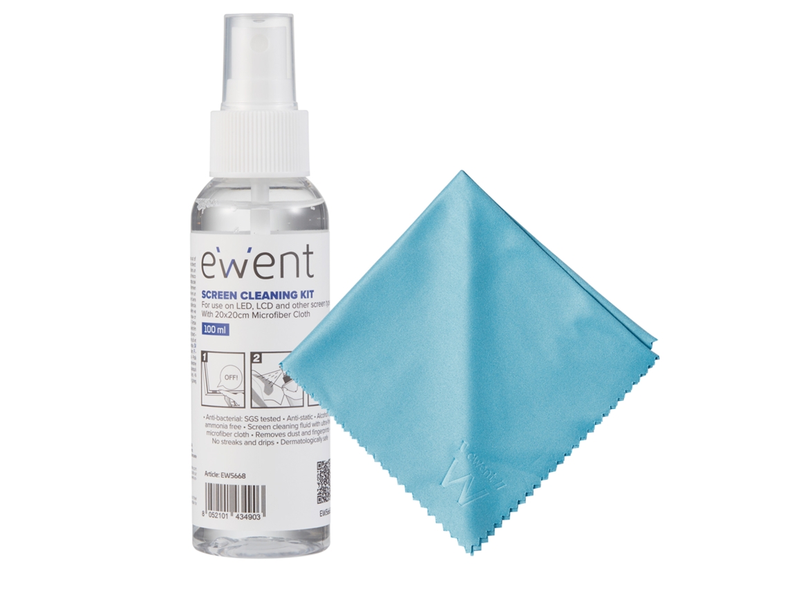 Spray de Limpeza Universal 100ml + Pano 20x20cm